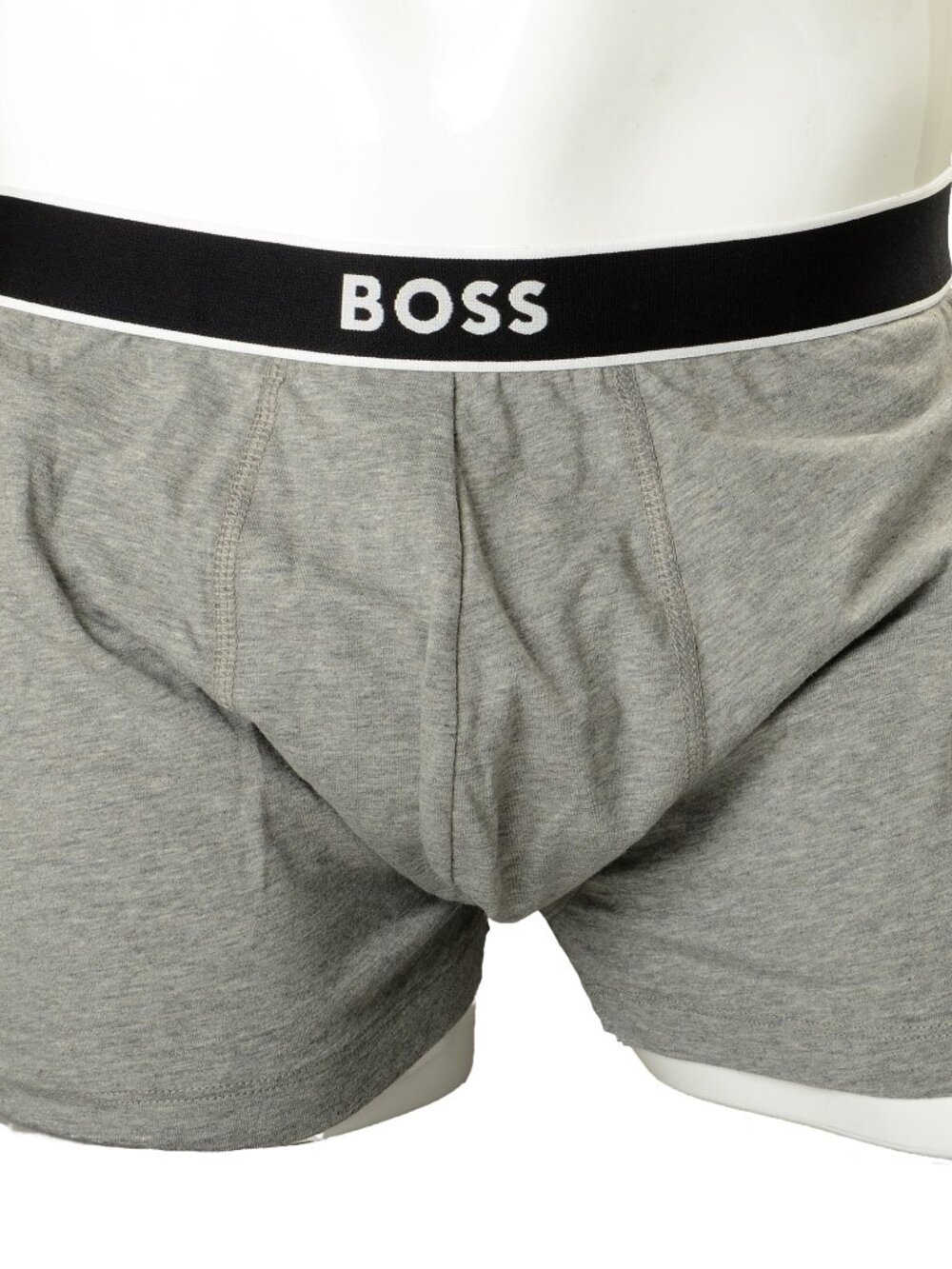 Hugo Boss Men's Gray Logo Print Trunk Underwear US 2XL IT 56